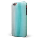 Lined Mint 9672 Absorbed Watercolor Texture iPhone 6/6s or 6/6s Plus 2-Piece Hybrid INK-Fuzed Case
