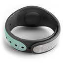 Lined Mint 9672 Absorbed Watercolor Texture - Decal Skin Wrap Kit for the Disney Magic Band