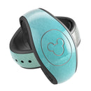 Lined Mint 9672 Absorbed Watercolor Texture - Decal Skin Wrap Kit for the Disney Magic Band
