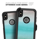 Lined Mint 9672 Absorbed Watercolor Texture - Skin Kit for the iPhone OtterBox Cases