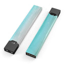 Lined Mint 9672 Absorbed Watercolor Texture - Premium Decal Protective Skin-Wrap Sticker compatible with the Juul Labs vaping device
