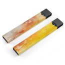Lined Orange 1443 Absorbed Watercolor Texture - Premium Decal Protective Skin-Wrap Sticker compatible with the Juul Labs vaping device