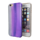 Lined Purple 443 Absorbed Watercolor Texture iPhone 6/6s or 6/6s Plus 2-Piece Hybrid INK-Fuzed Case