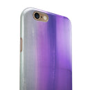 Lined Purple 443 Absorbed Watercolor Texture iPhone 6/6s or 6/6s Plus 2-Piece Hybrid INK-Fuzed Case
