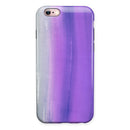 Lined Purple 443 Absorbed Watercolor Texture iPhone 6/6s or 6/6s Plus 2-Piece Hybrid INK-Fuzed Case