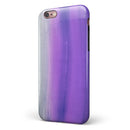 Lined Purple 443 Absorbed Watercolor Texture iPhone 6/6s or 6/6s Plus 2-Piece Hybrid INK-Fuzed Case