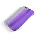 Lined Purple 443 Absorbed Watercolor Texture iPhone 6/6s or 6/6s Plus 2-Piece Hybrid INK-Fuzed Case