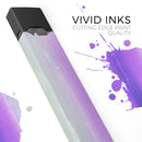 Lined Purple 443 Absorbed Watercolor Texture - Premium Decal Protective Skin-Wrap Sticker compatible with the Juul Labs vaping device