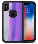 Lined Purple 443 Absorbed Watercolor Texture - iPhone X OtterBox Case & Skin Kits
