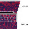 Liquid Abstract Paint Remix V11 - Skin Decal Wrap Kit Compatible with the Apple MacBook Pro, Pro with Touch Bar or Air (11", 12", 13", 15" & 16" - All Versions Available)