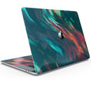 Liquid Abstract Paint Remix V16 - Skin Decal Wrap Kit Compatible with the Apple MacBook Pro, Pro with Touch Bar or Air (11", 12", 13", 15" & 16" - All Versions Available)
