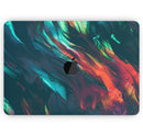 Liquid Abstract Paint Remix V16 - Skin Decal Wrap Kit Compatible with the Apple MacBook Pro, Pro with Touch Bar or Air (11", 12", 13", 15" & 16" - All Versions Available)