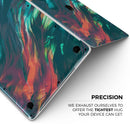 Liquid Abstract Paint Remix V16 - Skin Decal Wrap Kit Compatible with the Apple MacBook Pro, Pro with Touch Bar or Air (11", 12", 13", 15" & 16" - All Versions Available)