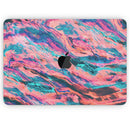 Liquid Abstract Paint Remix V17 - Skin Decal Wrap Kit Compatible with the Apple MacBook Pro, Pro with Touch Bar or Air (11", 12", 13", 15" & 16" - All Versions Available)