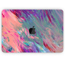 Liquid Abstract Paint Remix V19 - Skin Decal Wrap Kit Compatible with the Apple MacBook Pro, Pro with Touch Bar or Air (11", 12", 13", 15" & 16" - All Versions Available)