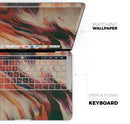 Liquid Abstract Paint Remix V1 - Skin Decal Wrap Kit Compatible with the Apple MacBook Pro, Pro with Touch Bar or Air (11", 12", 13", 15" & 16" - All Versions Available)