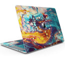 Liquid Abstract Paint Remix V22 - Skin Decal Wrap Kit Compatible with the Apple MacBook Pro, Pro with Touch Bar or Air (11", 12", 13", 15" & 16" - All Versions Available)