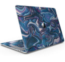 Liquid Abstract Paint Remix V24 - Skin Decal Wrap Kit Compatible with the Apple MacBook Pro, Pro with Touch Bar or Air (11", 12", 13", 15" & 16" - All Versions Available)