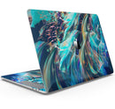 Liquid Abstract Paint Remix V28 - Skin Decal Wrap Kit Compatible with the Apple MacBook Pro, Pro with Touch Bar or Air (11", 12", 13", 15" & 16" - All Versions Available)