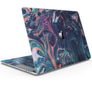Liquid Abstract Paint Remix V30 - Skin Decal Wrap Kit Compatible with the Apple MacBook Pro, Pro with Touch Bar or Air (11", 12", 13", 15" & 16" - All Versions Available)
