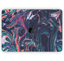 Liquid Abstract Paint Remix V30 - Skin Decal Wrap Kit Compatible with the Apple MacBook Pro, Pro with Touch Bar or Air (11", 12", 13", 15" & 16" - All Versions Available)