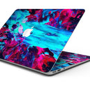 Liquid Abstract Paint Remix V32 - Skin Decal Wrap Kit Compatible with the Apple MacBook Pro, Pro with Touch Bar or Air (11", 12", 13", 15" & 16" - All Versions Available)