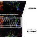 Liquid Abstract Paint Remix V53 - Skin Decal Wrap Kit Compatible with the Apple MacBook Pro, Pro with Touch Bar or Air (11", 12", 13", 15" & 16" - All Versions Available)
