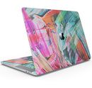 Liquid Abstract Paint Remix V55 - Skin Decal Wrap Kit Compatible with the Apple MacBook Pro, Pro with Touch Bar or Air (11", 12", 13", 15" & 16" - All Versions Available)