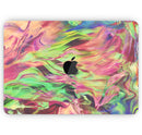 Liquid Abstract Paint Remix V58 - Skin Decal Wrap Kit Compatible with the Apple MacBook Pro, Pro with Touch Bar or Air (11", 12", 13", 15" & 16" - All Versions Available)