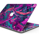 Liquid Abstract Paint Remix V5 - Skin Decal Wrap Kit Compatible with the Apple MacBook Pro, Pro with Touch Bar or Air (11", 12", 13", 15" & 16" - All Versions Available)