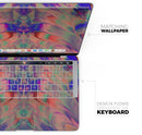 Liquid Abstract Paint Remix V64 - Skin Decal Wrap Kit Compatible with the Apple MacBook Pro, Pro with Touch Bar or Air (11", 12", 13", 15" & 16" - All Versions Available)
