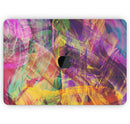 Liquid Abstract Paint Remix V71 - Skin Decal Wrap Kit Compatible with the Apple MacBook Pro, Pro with Touch Bar or Air (11", 12", 13", 15" & 16" - All Versions Available)