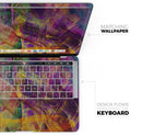 Liquid Abstract Paint Remix V71 - Skin Decal Wrap Kit Compatible with the Apple MacBook Pro, Pro with Touch Bar or Air (11", 12", 13", 15" & 16" - All Versions Available)