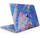 Liquid Abstract Paint Remix V77 - Skin Decal Wrap Kit Compatible with the Apple MacBook Pro, Pro with Touch Bar or Air (11", 12", 13", 15" & 16" - All Versions Available)