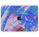 Liquid Abstract Paint Remix V77 - Skin Decal Wrap Kit Compatible with the Apple MacBook Pro, Pro with Touch Bar or Air (11", 12", 13", 15" & 16" - All Versions Available)