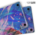 Liquid Abstract Paint Remix V77 - Skin Decal Wrap Kit Compatible with the Apple MacBook Pro, Pro with Touch Bar or Air (11", 12", 13", 15" & 16" - All Versions Available)