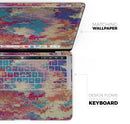 Liquid Abstract Paint Remix V80 - Skin Decal Wrap Kit Compatible with the Apple MacBook Pro, Pro with Touch Bar or Air (11", 12", 13", 15" & 16" - All Versions Available)