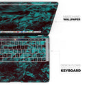 Liquid Abstract Paint Remix V85 - Skin Decal Wrap Kit Compatible with the Apple MacBook Pro, Pro with Touch Bar or Air (11", 12", 13", 15" & 16" - All Versions Available)