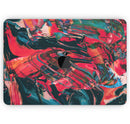 Liquid Abstract Paint Remix V88 - Skin Decal Wrap Kit Compatible with the Apple MacBook Pro, Pro with Touch Bar or Air (11", 12", 13", 15" & 16" - All Versions Available)