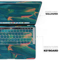 Liquid Abstract Paint Remix V89 - Skin Decal Wrap Kit Compatible with the Apple MacBook Pro, Pro with Touch Bar or Air (11", 12", 13", 15" & 16" - All Versions Available)