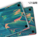 Liquid Abstract Paint Remix V89 - Skin Decal Wrap Kit Compatible with the Apple MacBook Pro, Pro with Touch Bar or Air (11", 12", 13", 15" & 16" - All Versions Available)