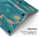 Liquid Abstract Paint Remix V89 - Skin Decal Wrap Kit Compatible with the Apple MacBook Pro, Pro with Touch Bar or Air (11", 12", 13", 15" & 16" - All Versions Available)