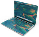 Liquid Abstract Paint Remix V89 - Skin Decal Wrap Kit Compatible with the Apple MacBook Pro, Pro with Touch Bar or Air (11", 12", 13", 15" & 16" - All Versions Available)