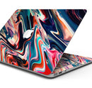 Liquid Abstract Paint Remix V8 - Skin Decal Wrap Kit Compatible with the Apple MacBook Pro, Pro with Touch Bar or Air (11", 12", 13", 15" & 16" - All Versions Available)