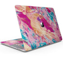 Liquid Abstract Paint Remix V90 - Skin Decal Wrap Kit Compatible with the Apple MacBook Pro, Pro with Touch Bar or Air (11", 12", 13", 15" & 16" - All Versions Available)