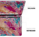 Liquid Abstract Paint Remix V90 - Skin Decal Wrap Kit Compatible with the Apple MacBook Pro, Pro with Touch Bar or Air (11", 12", 13", 15" & 16" - All Versions Available)