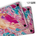 Liquid Abstract Paint Remix V90 - Skin Decal Wrap Kit Compatible with the Apple MacBook Pro, Pro with Touch Bar or Air (11", 12", 13", 15" & 16" - All Versions Available)