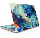 Liquid Abstract Paint Remix V93 - Skin Decal Wrap Kit Compatible with the Apple MacBook Pro, Pro with Touch Bar or Air (11", 12", 13", 15" & 16" - All Versions Available)