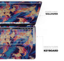 Liquid Abstract Paint Remix V94 - Skin Decal Wrap Kit Compatible with the Apple MacBook Pro, Pro with Touch Bar or Air (11", 12", 13", 15" & 16" - All Versions Available)