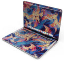 Liquid Abstract Paint Remix V94 - Skin Decal Wrap Kit Compatible with the Apple MacBook Pro, Pro with Touch Bar or Air (11", 12", 13", 15" & 16" - All Versions Available)